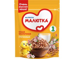 Каша молочная Малютка гречка с 4 мес 220 г