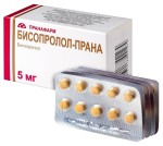 Бисопролол-Прана, таблетки покрытые пленочной оболочкой 5 мг 10 шт