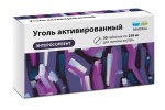 Уголь активированный, таблетки 250 мг 30 шт