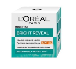 Крем для лица L'Oreal Брайт ревеал против пигментации с ниацинамидом SPF50 50 мл