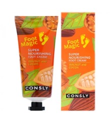 Крем для ног Consly суперпитательный с экстрактом какао и грецкого ореха 100 мл