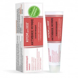 Крем для ног Активное мумие заживляющий с маслами чайного дерева и зародышей пшеницы 40 мл