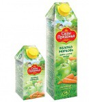 Сок Сады Придонья яблоко морковь нектар 1 л