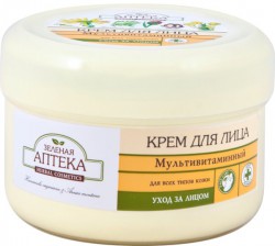 Крем для лица Зеленая аптека мультивитаминный для всех типов кожи 200 мл