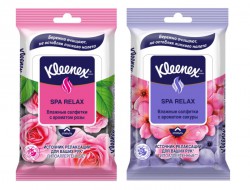 Салфетки влажные Kleenex СПА релакс 10 шт.