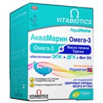 Аквамарин Омега-3, капс. 750 мг (547.5 мг) №60